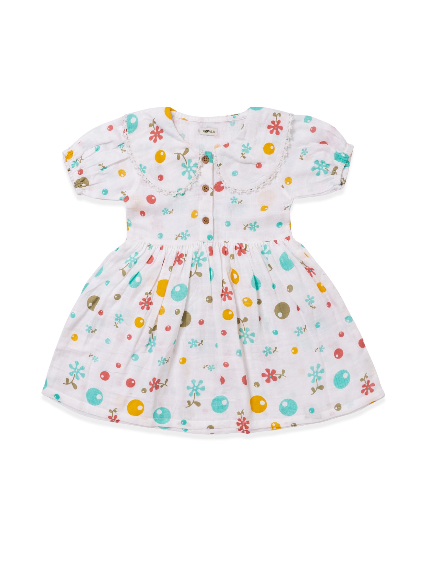 Candy Bloom Muslin Dress