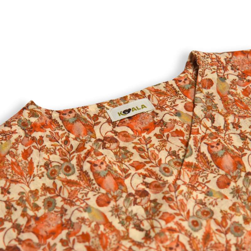 Autumn Bloom Wrap Top