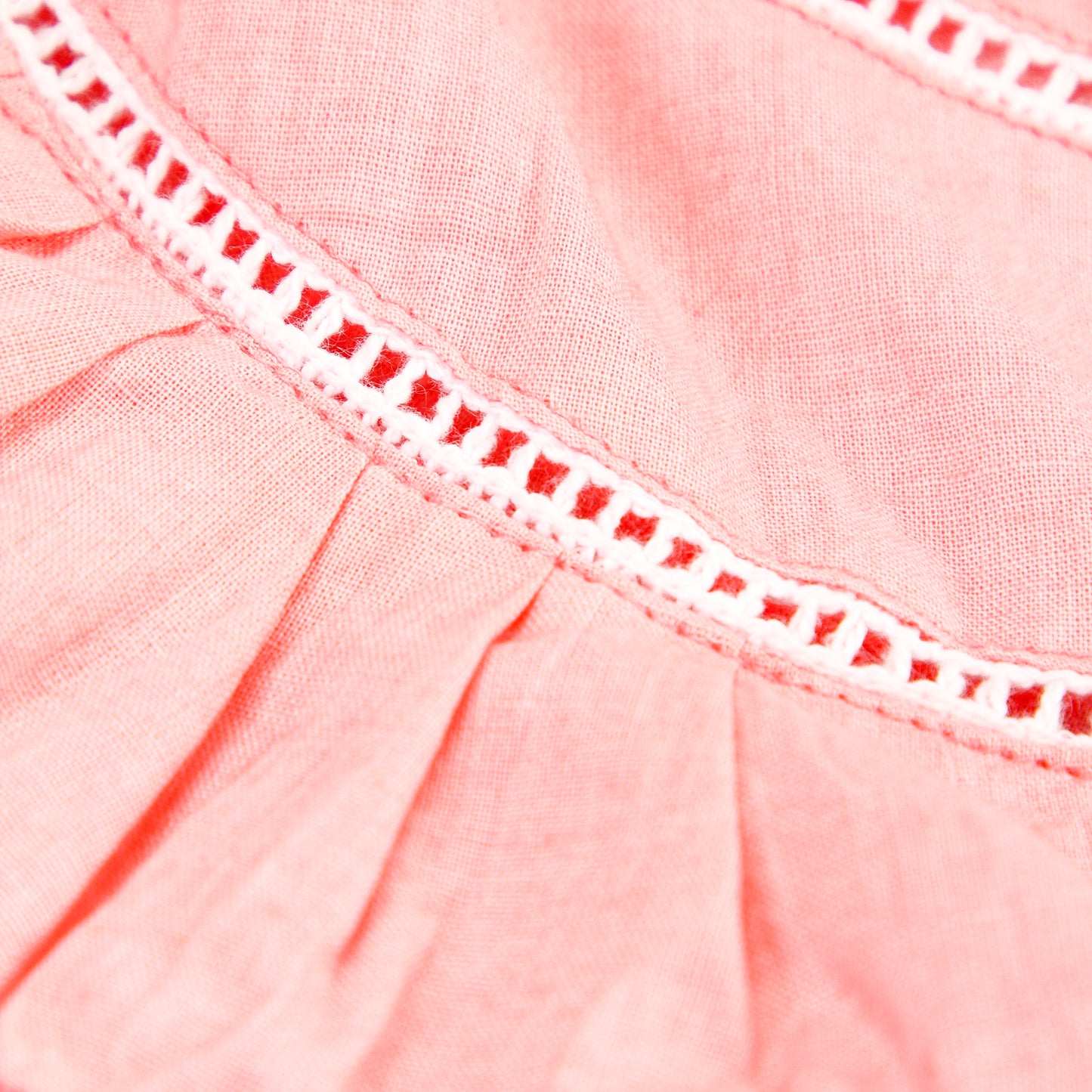 Coral Grace Ruffle dress