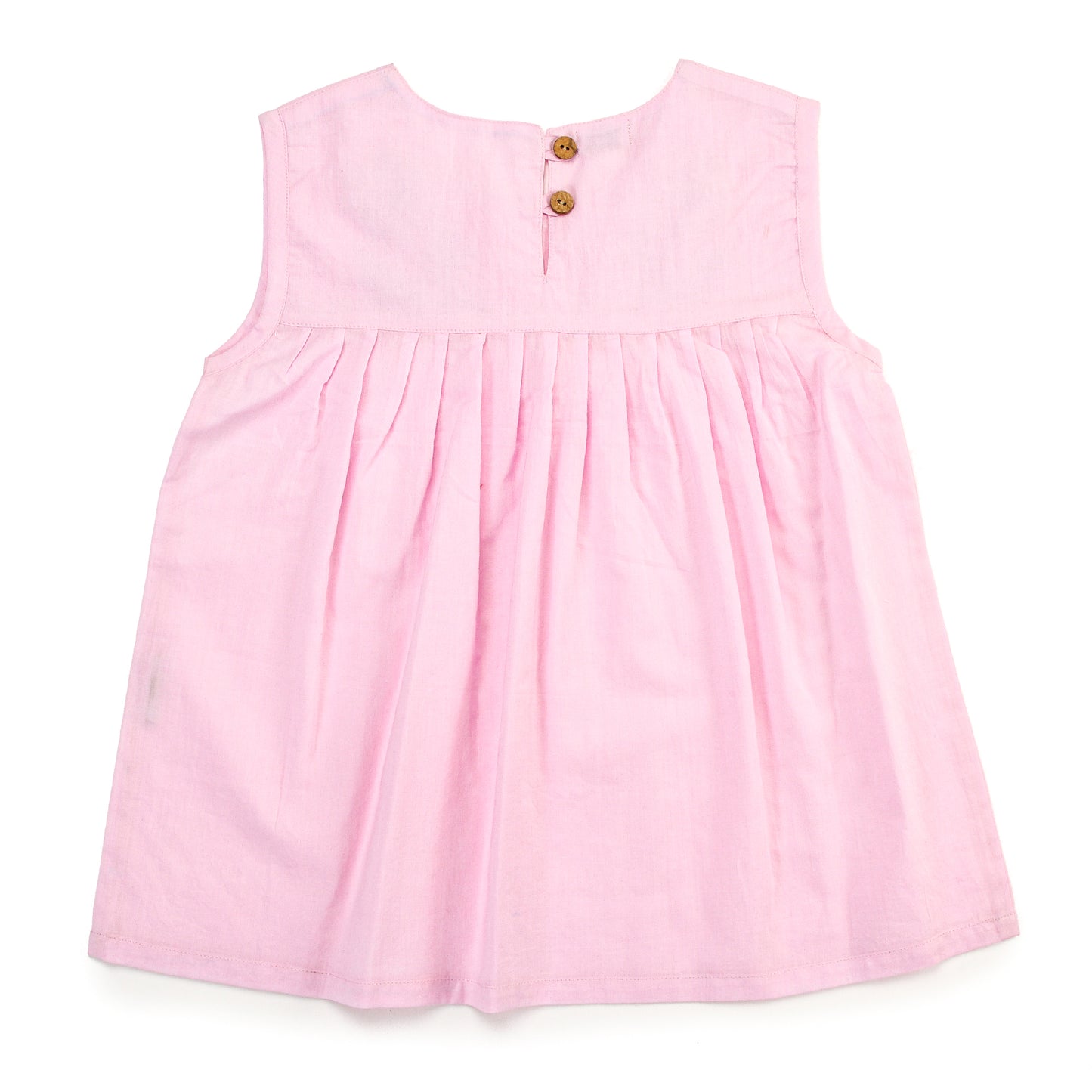 Pink Blossom Muslin Dress
