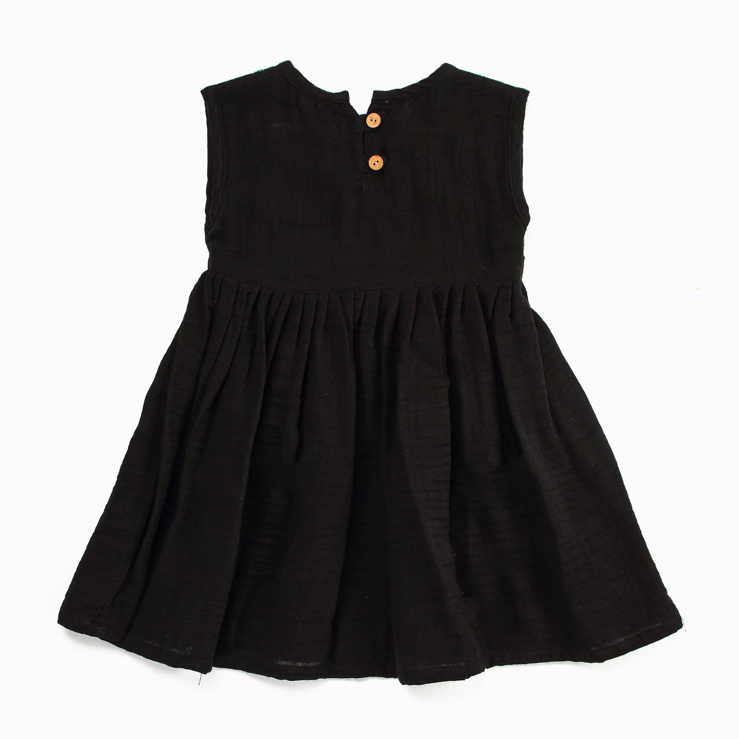 Black Fit and Flare Dress with Embrodiery Work