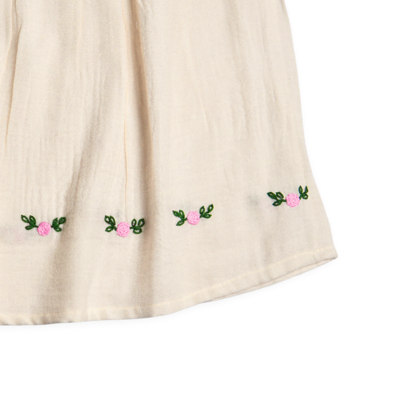 Girls Hand Embroidered A- Line Dress