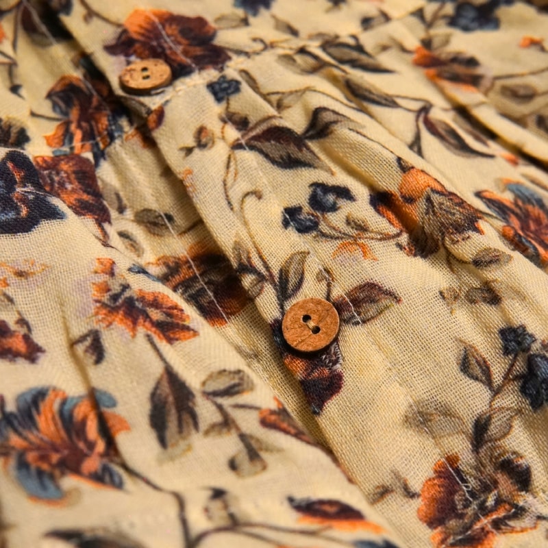 Floral A - Line Dress