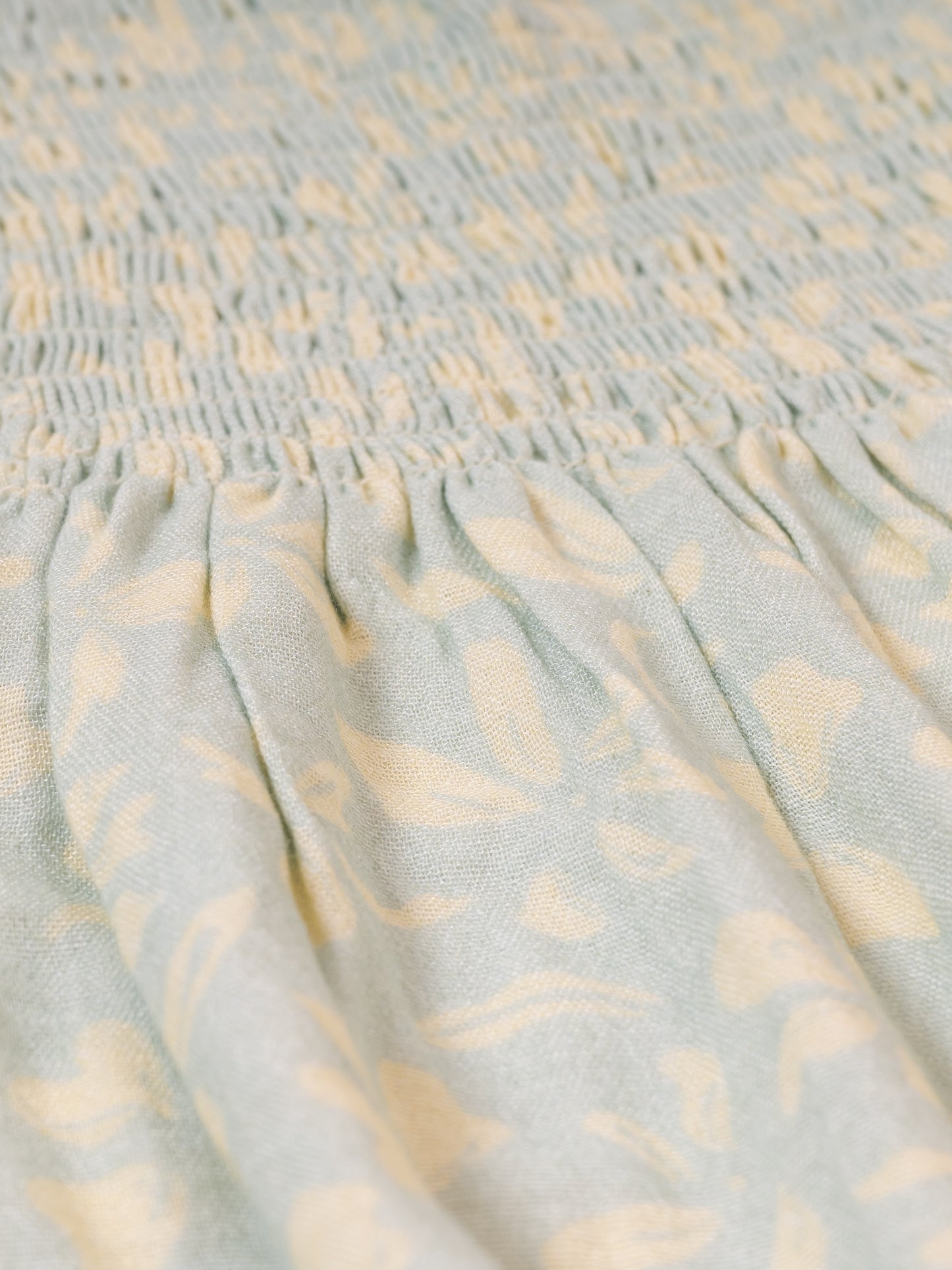 Misty Bloom Smocked Dress