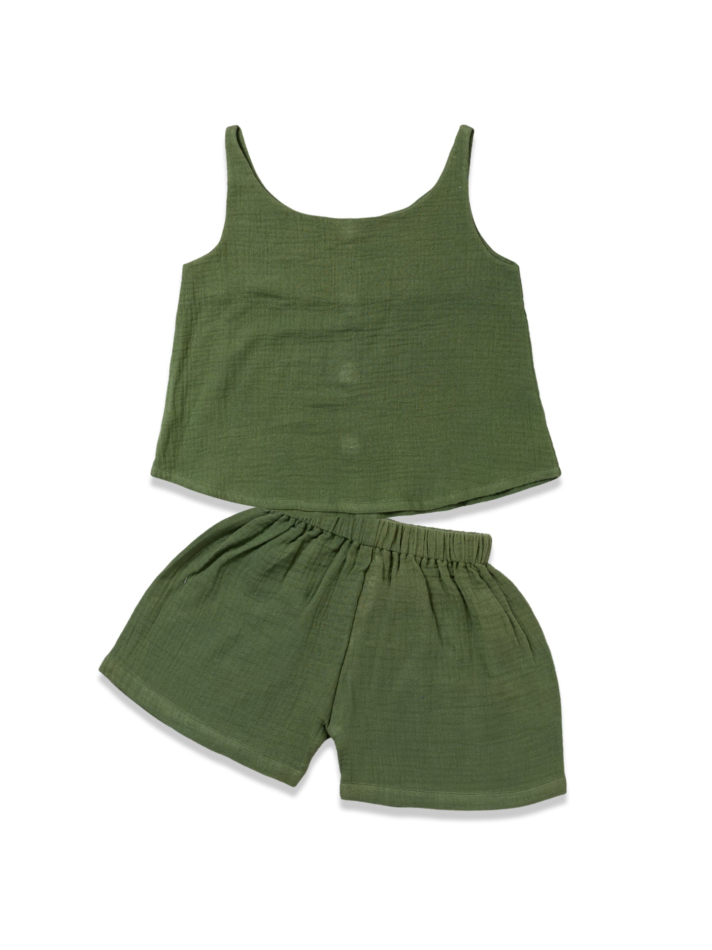 Olive Whisper Bamboo Co-ord Set