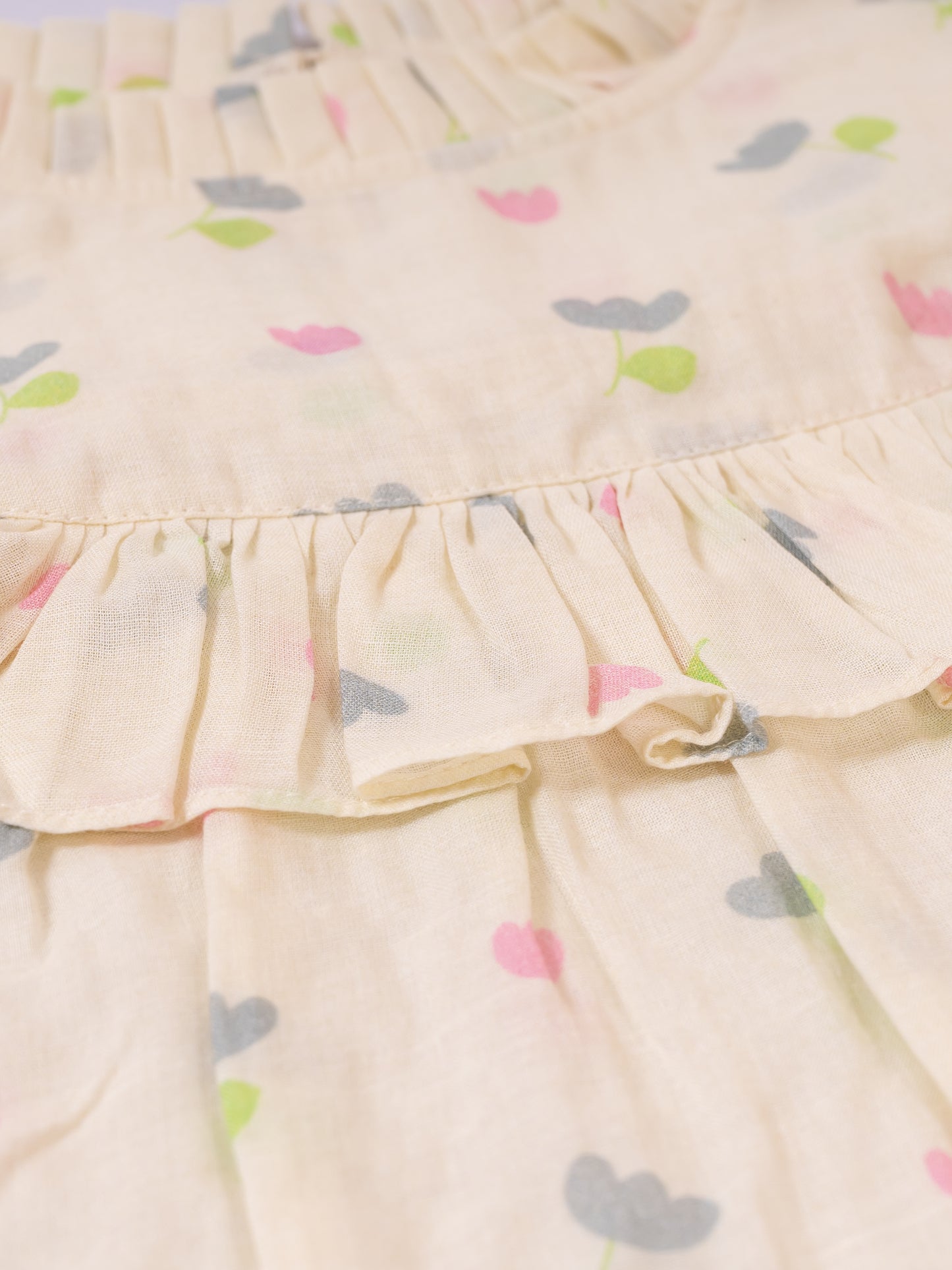 Tulip Garden Muslin Dress