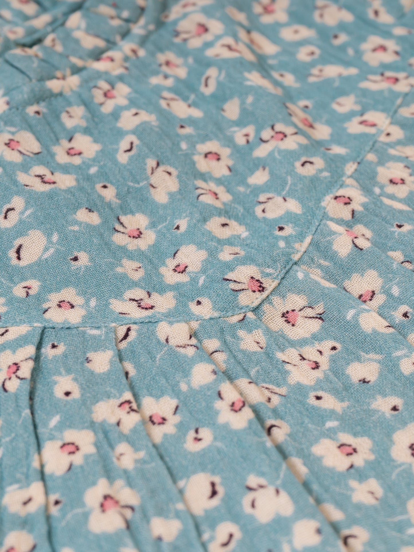 Blue Blossom Frill Dress