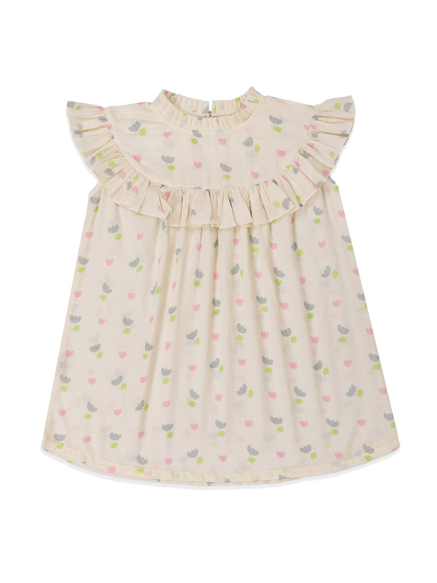 Tulip Garden Muslin Dress