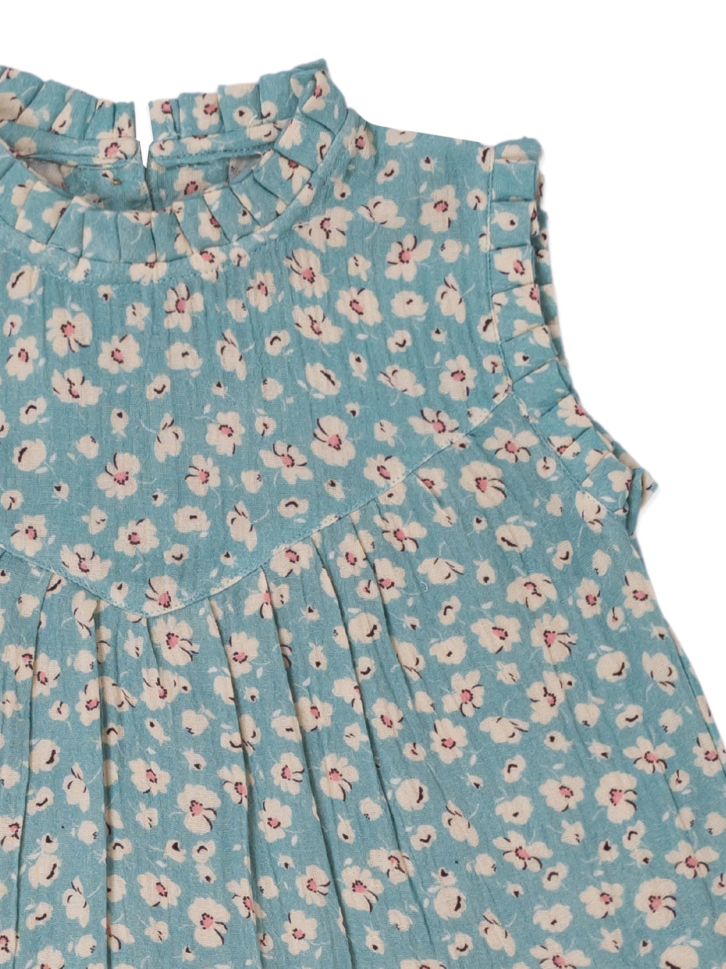 Blue Blossom Frill Dress