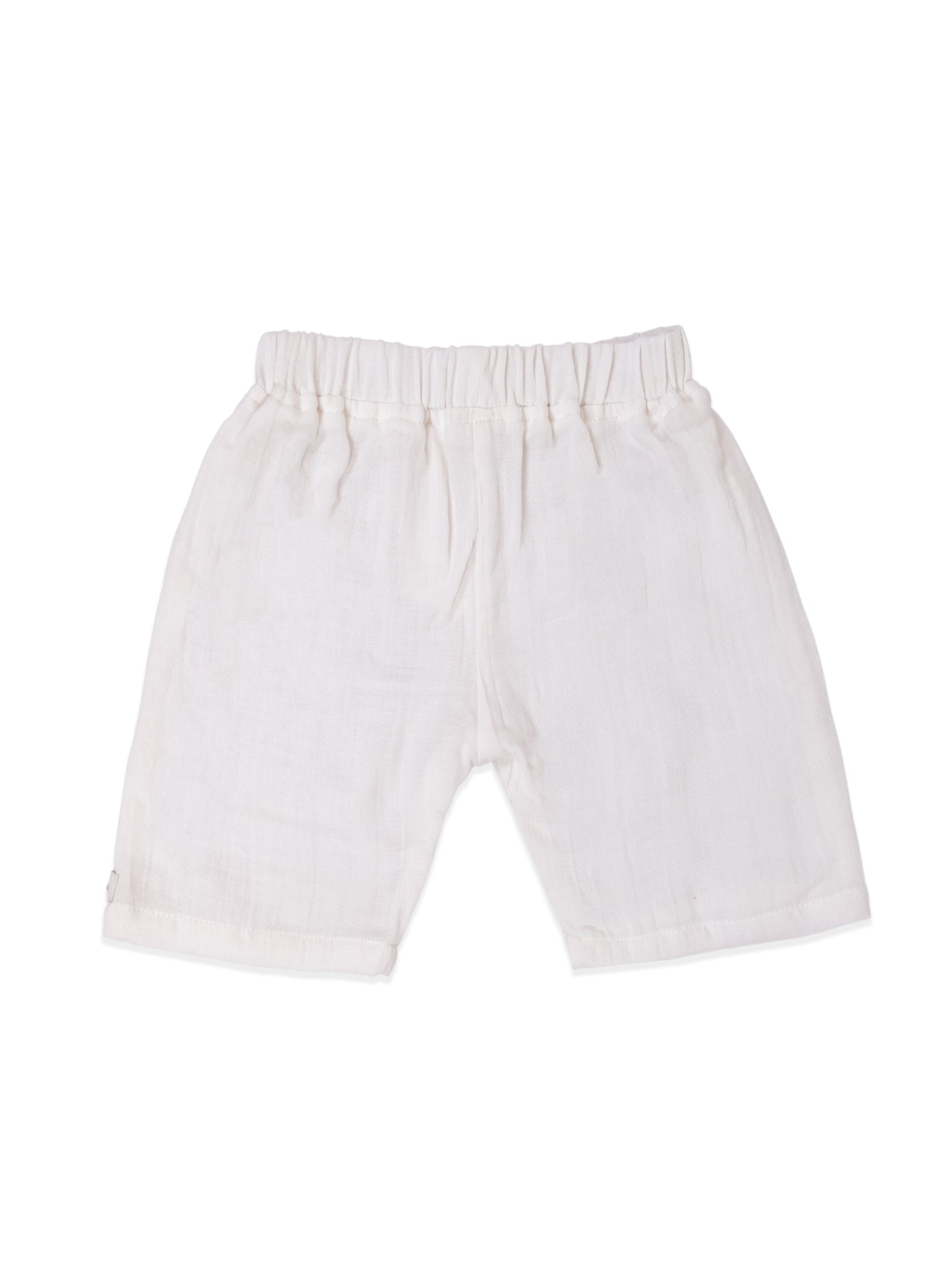 Boys Ocean Blue Half Sleeve Organic Cotton Shirt with Pants