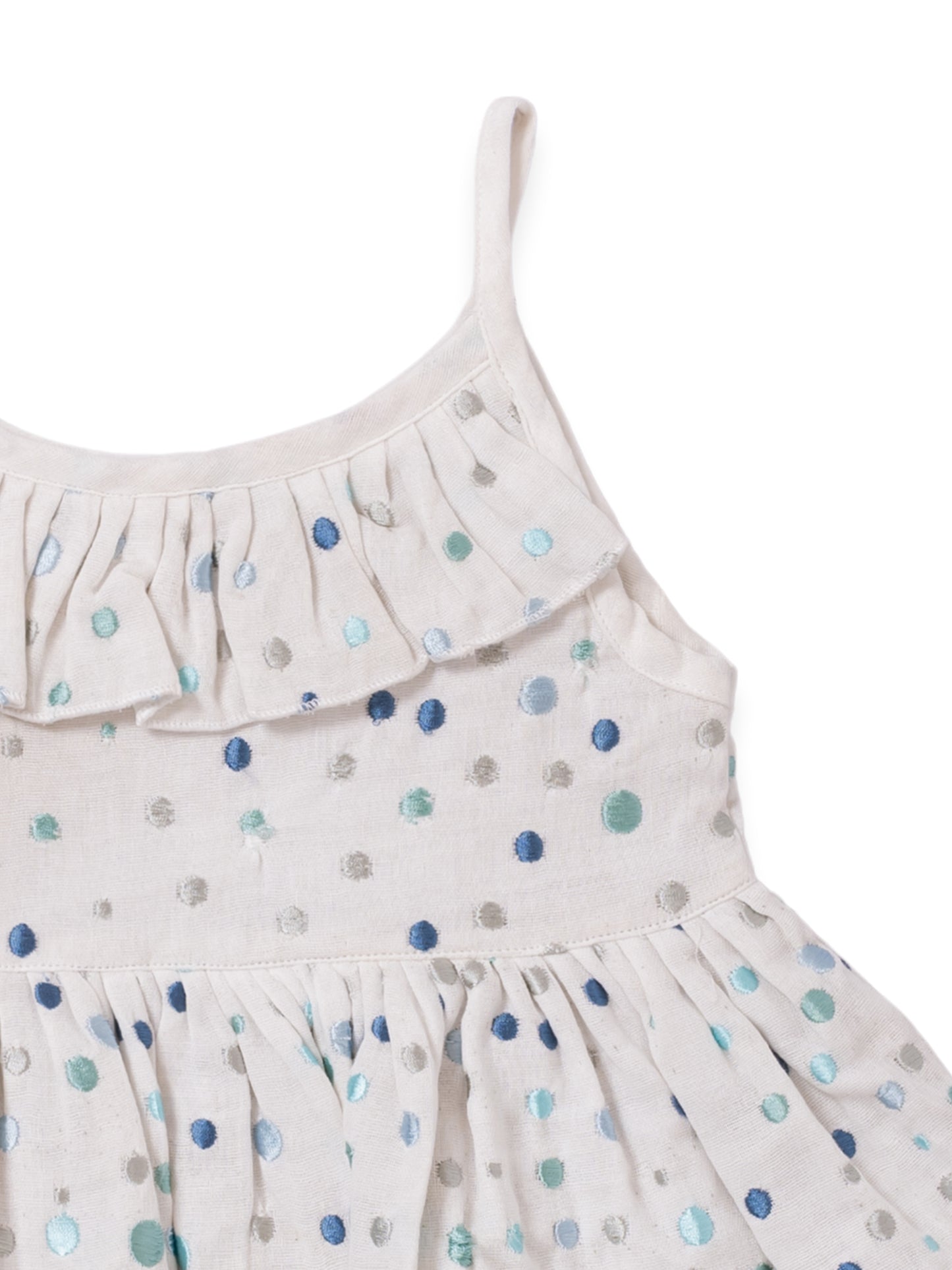 Ocean Dot Embroidered set