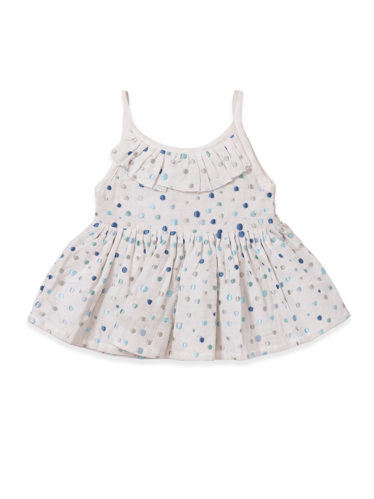 Ocean Dot Embroidered set