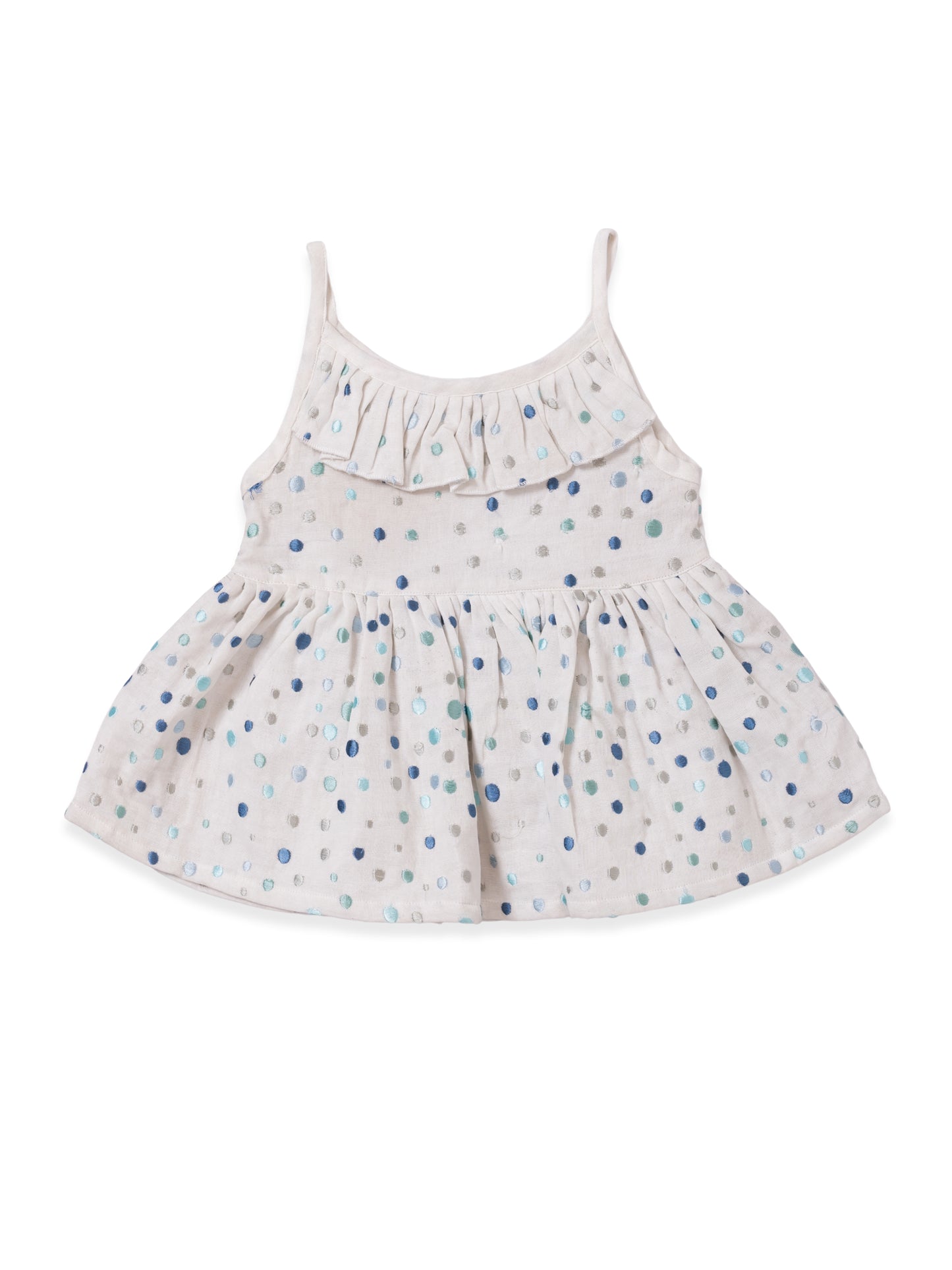 Ocean Dot Embroidered set