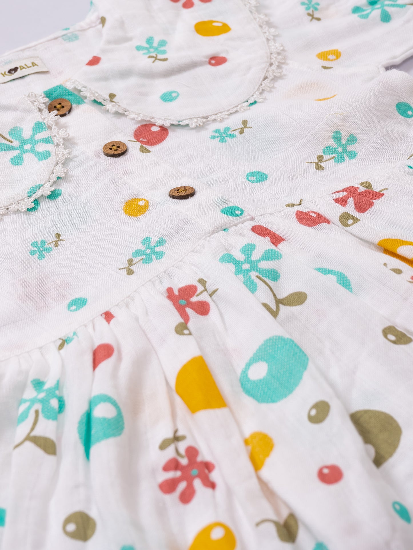Candy Bloom Muslin Dress
