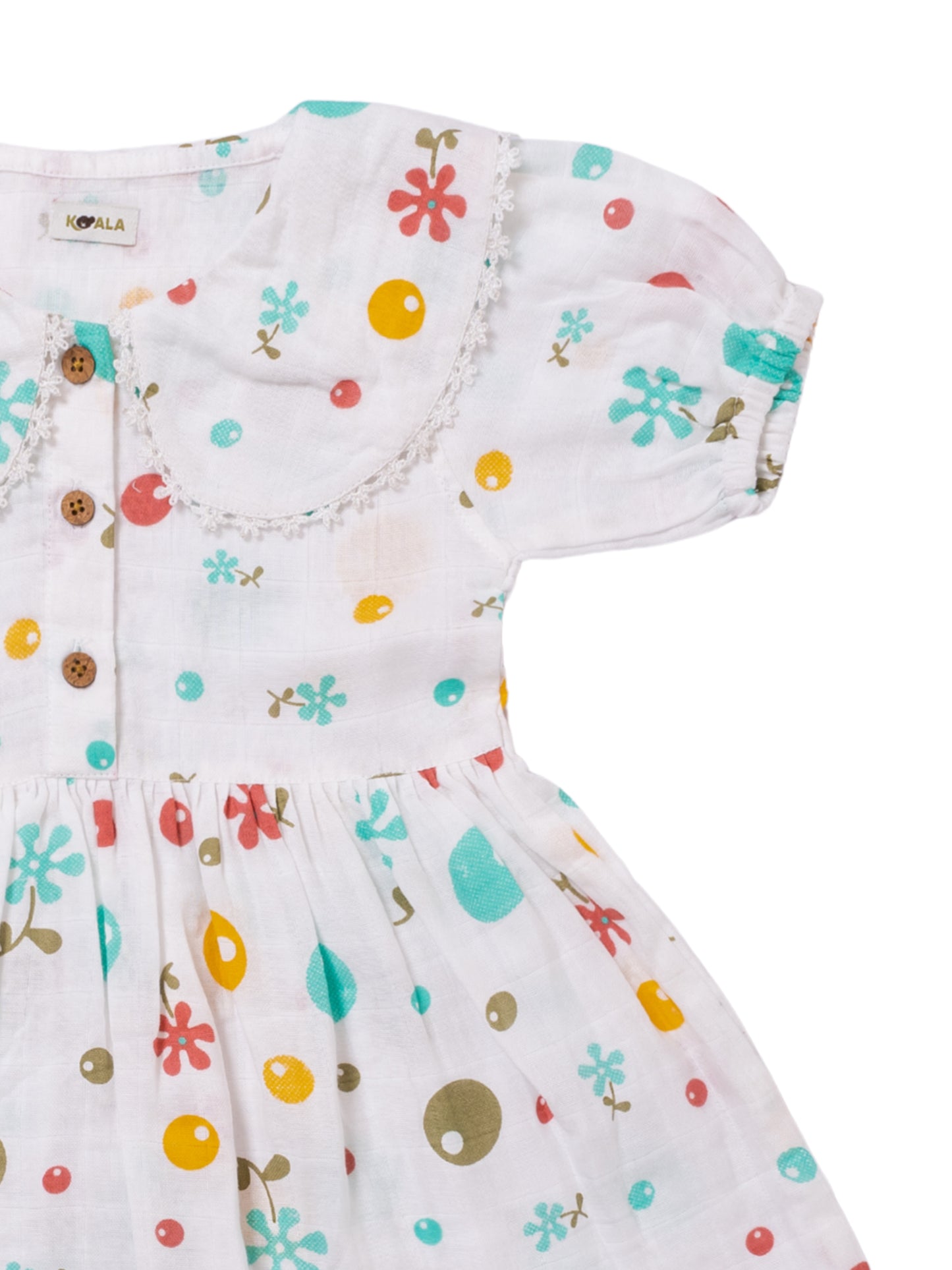 Candy Bloom Muslin Dress