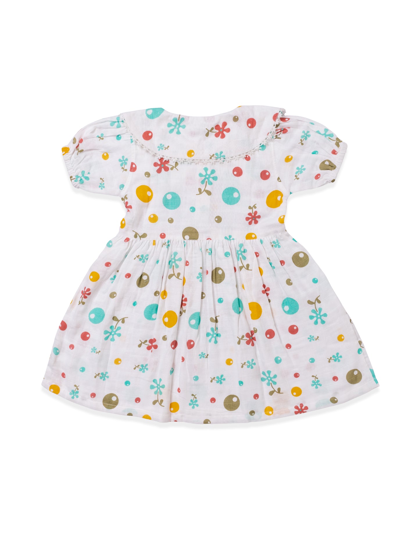 Candy Bloom Muslin Dress