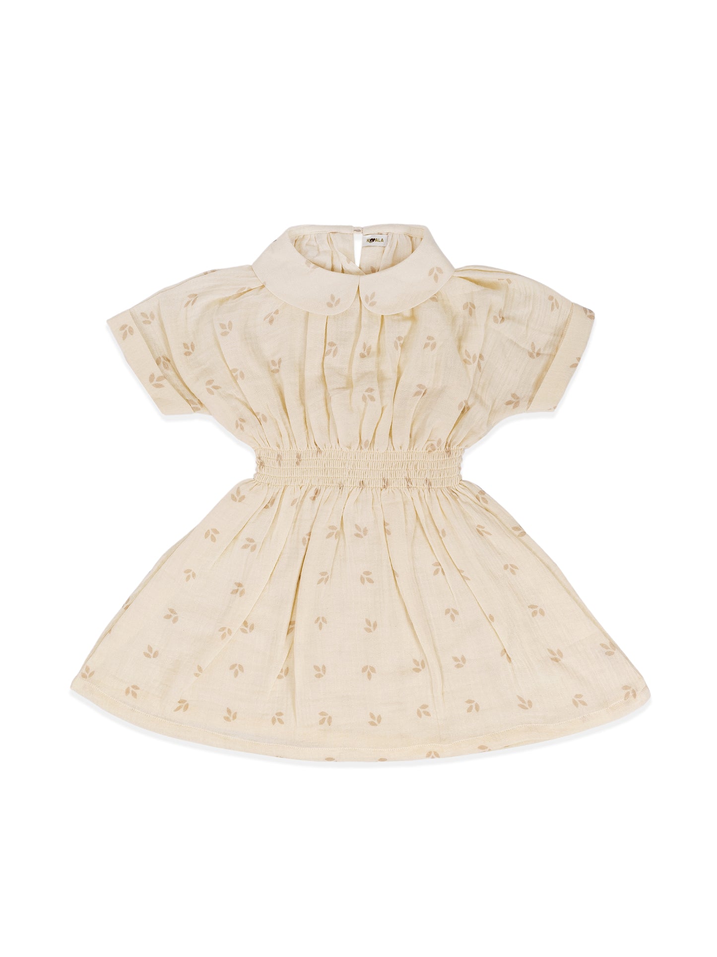 Ivory Petal Smocked Dress