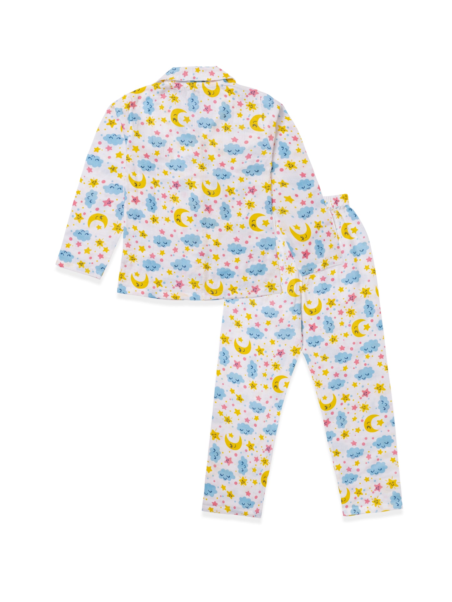 Muslin Cotton Nightsuit - Dreamy Skies