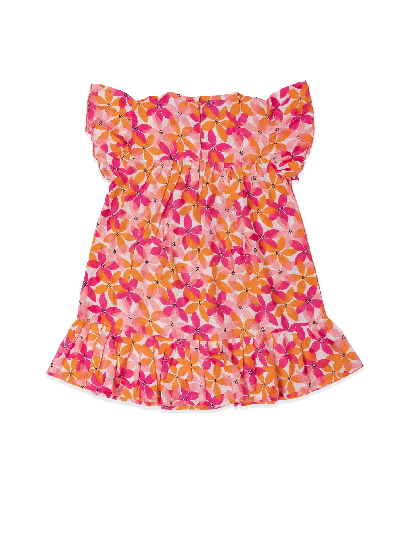Sunshine Bloom Ruffle Dress