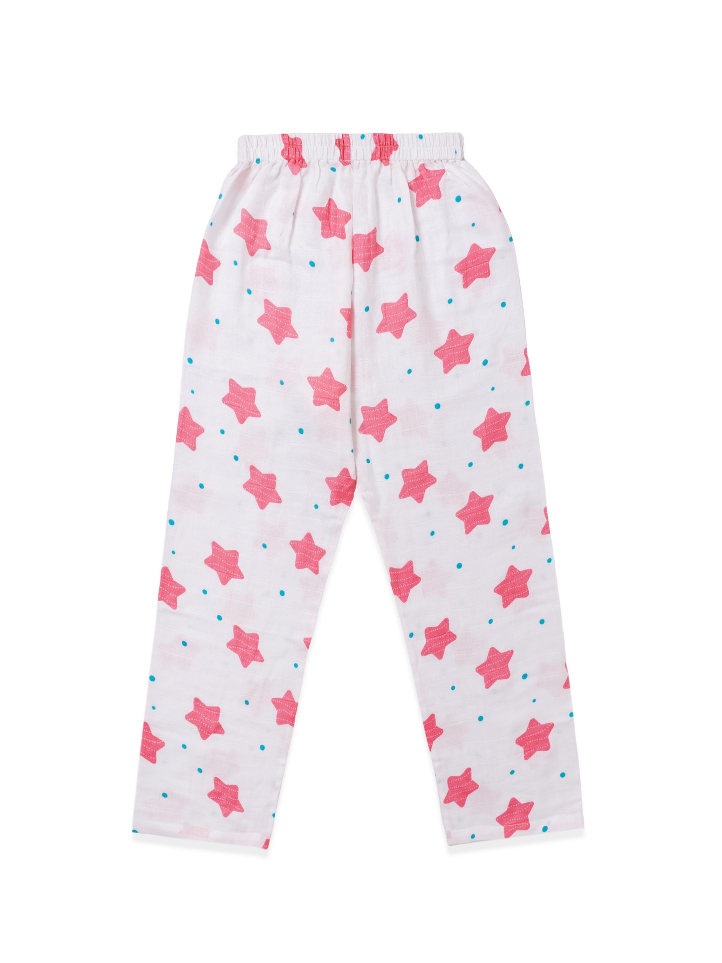 Muslin Cotton Nightsuit- Starry Dreams