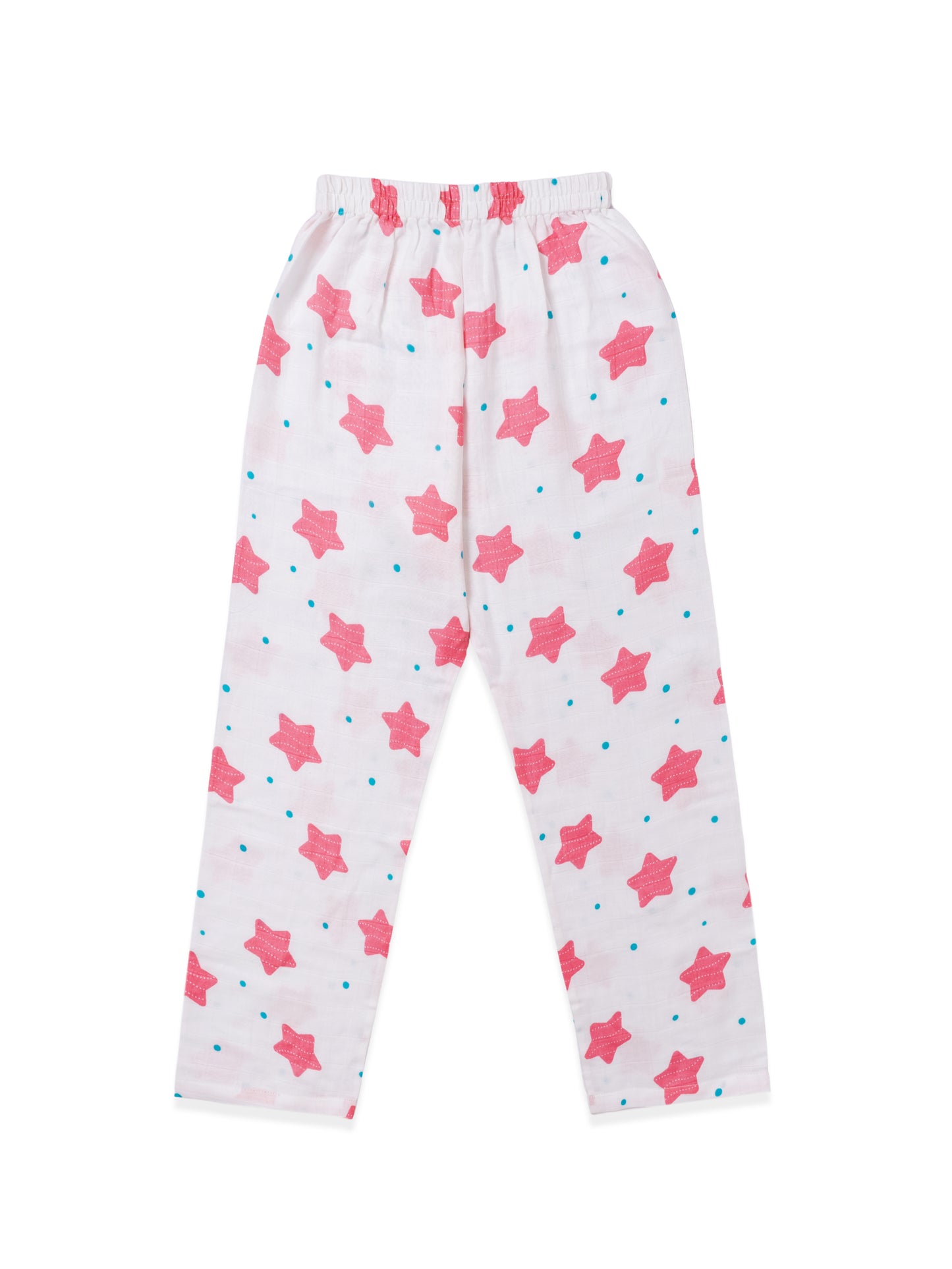 Muslin Cotton Nightsuit- Starry Dreams