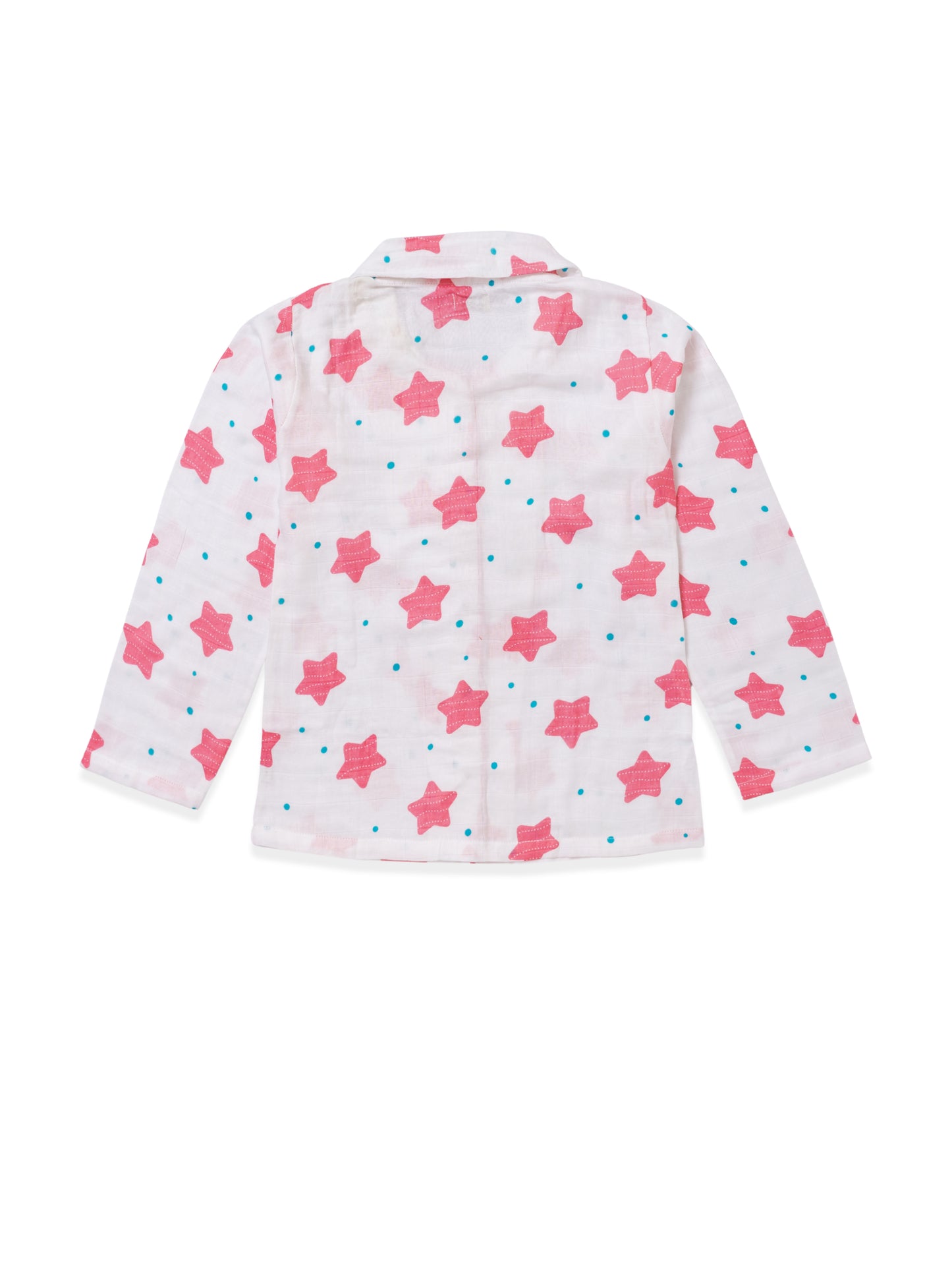 Muslin Cotton Nightsuit- Starry Dreams