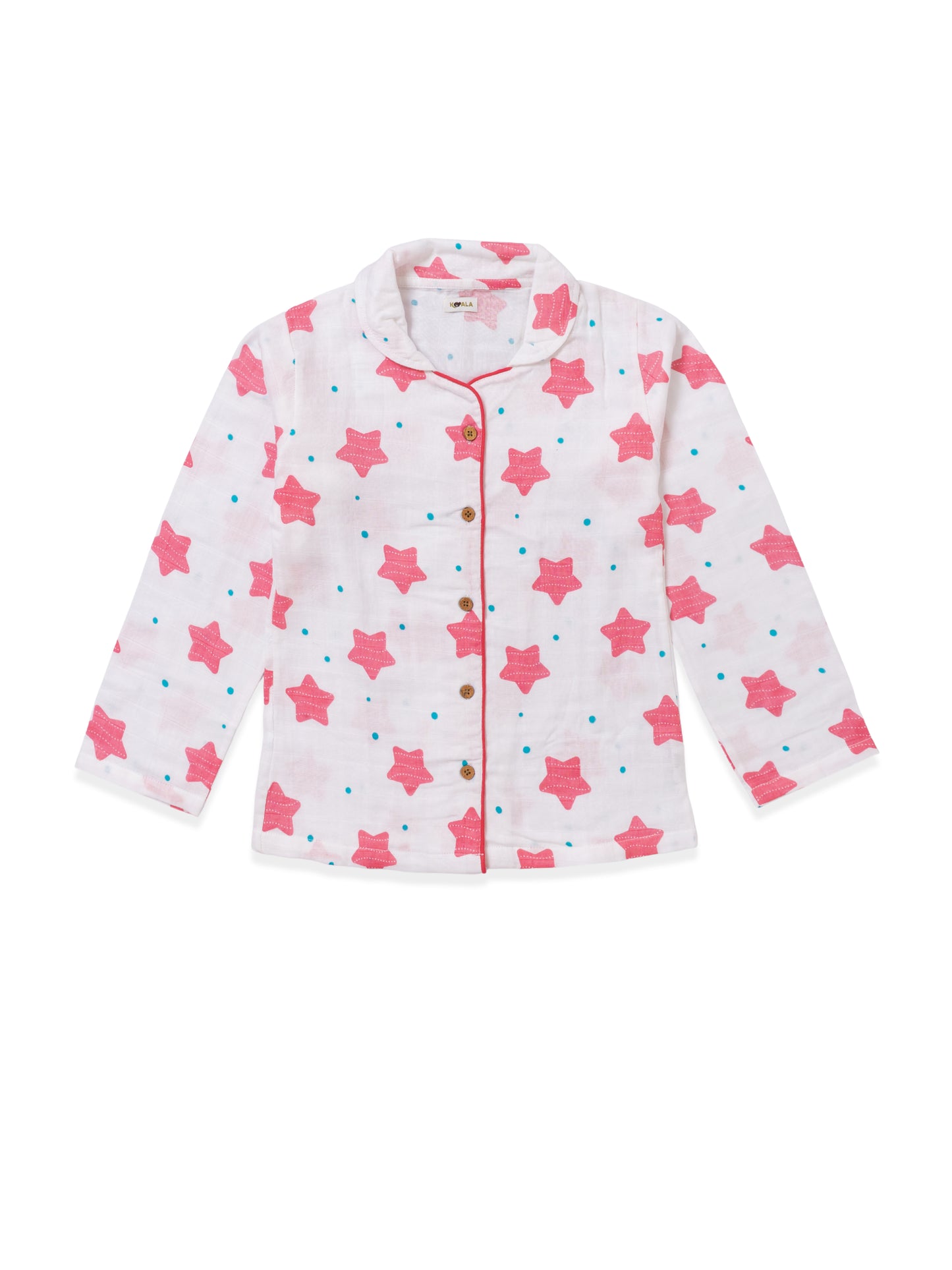 Muslin Cotton Nightsuit- Starry Dreams