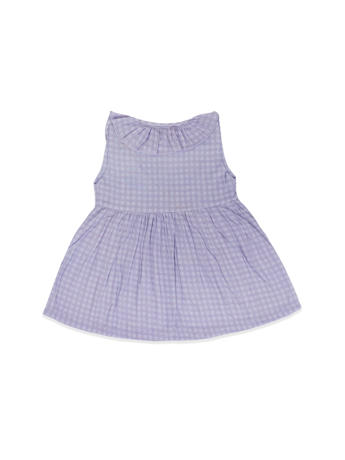 Lavender Gingham Mumul Dress