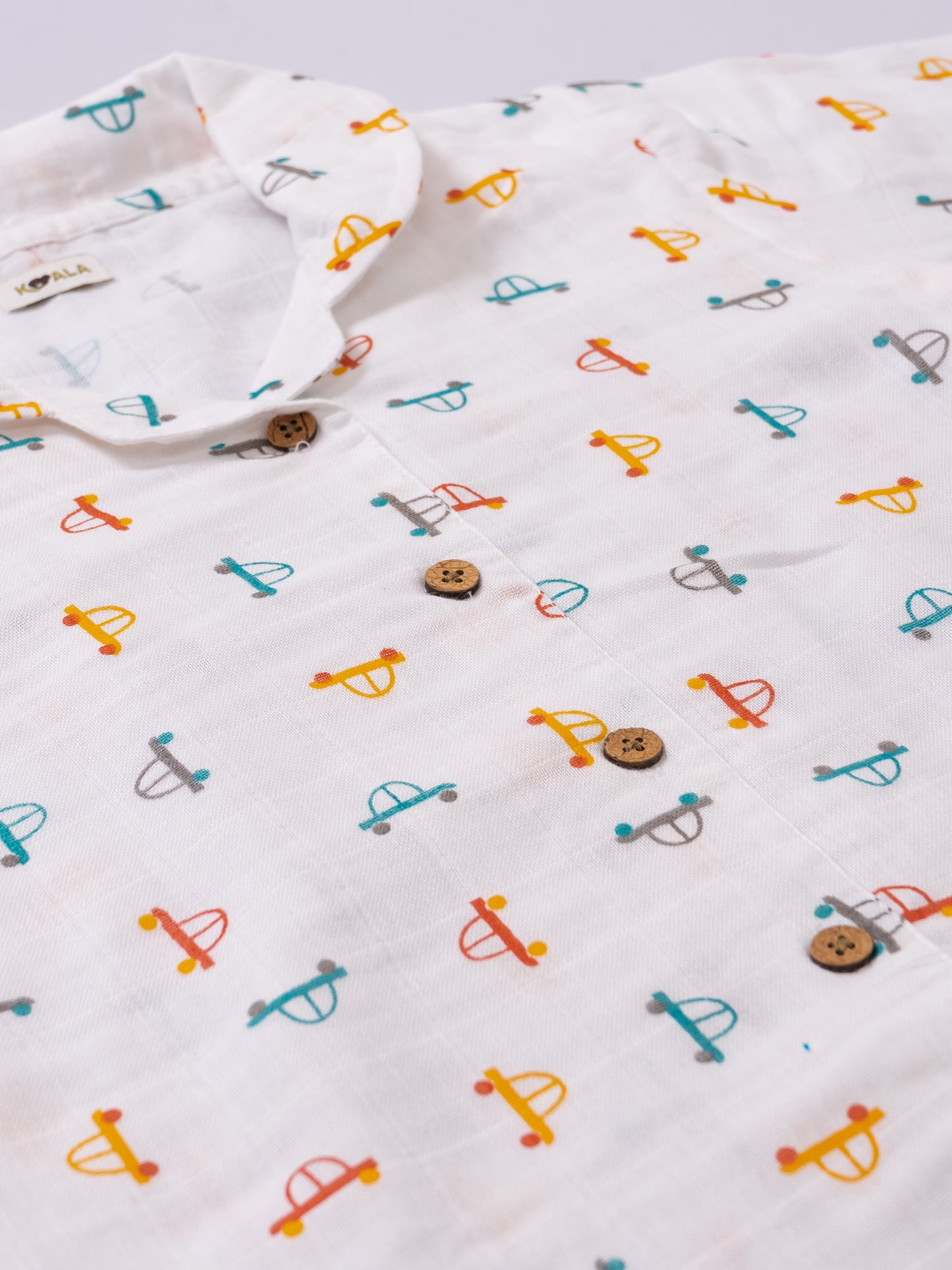 Muslin Cotton Nightsuit - Hot Wheels
