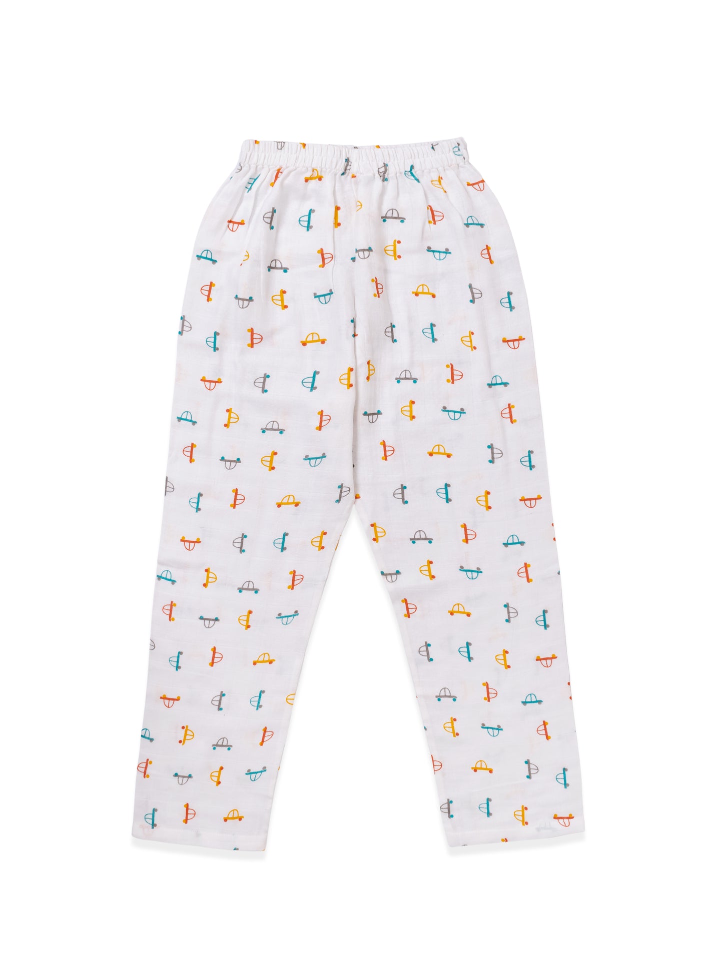 Muslin Cotton Nightsuit - Hot Wheels