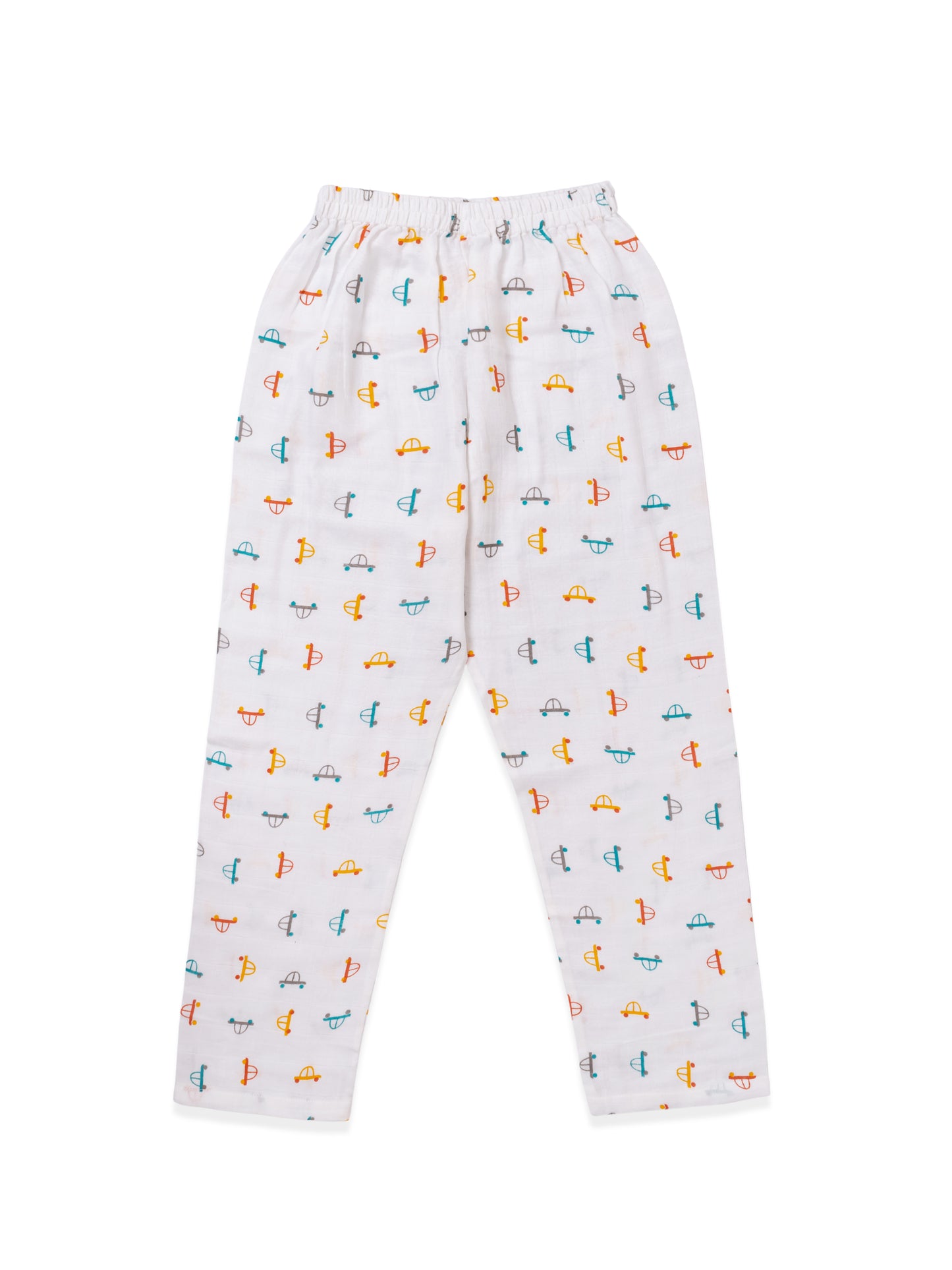 Muslin Cotton Nightsuit - Hot Wheels