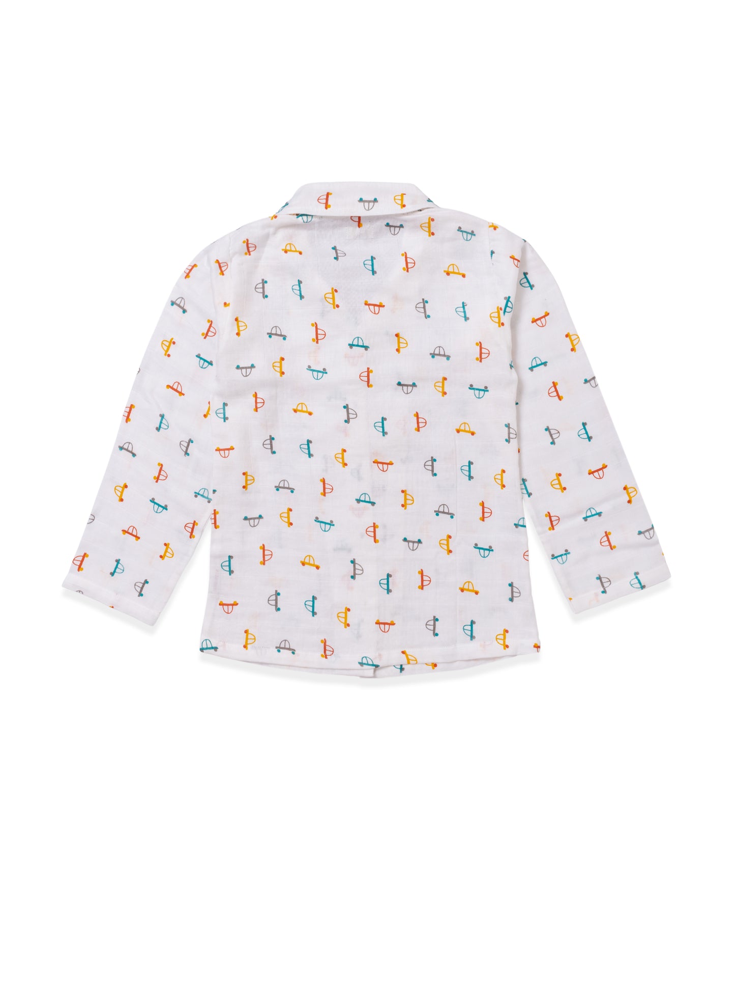 Muslin Cotton Nightsuit - Hot Wheels