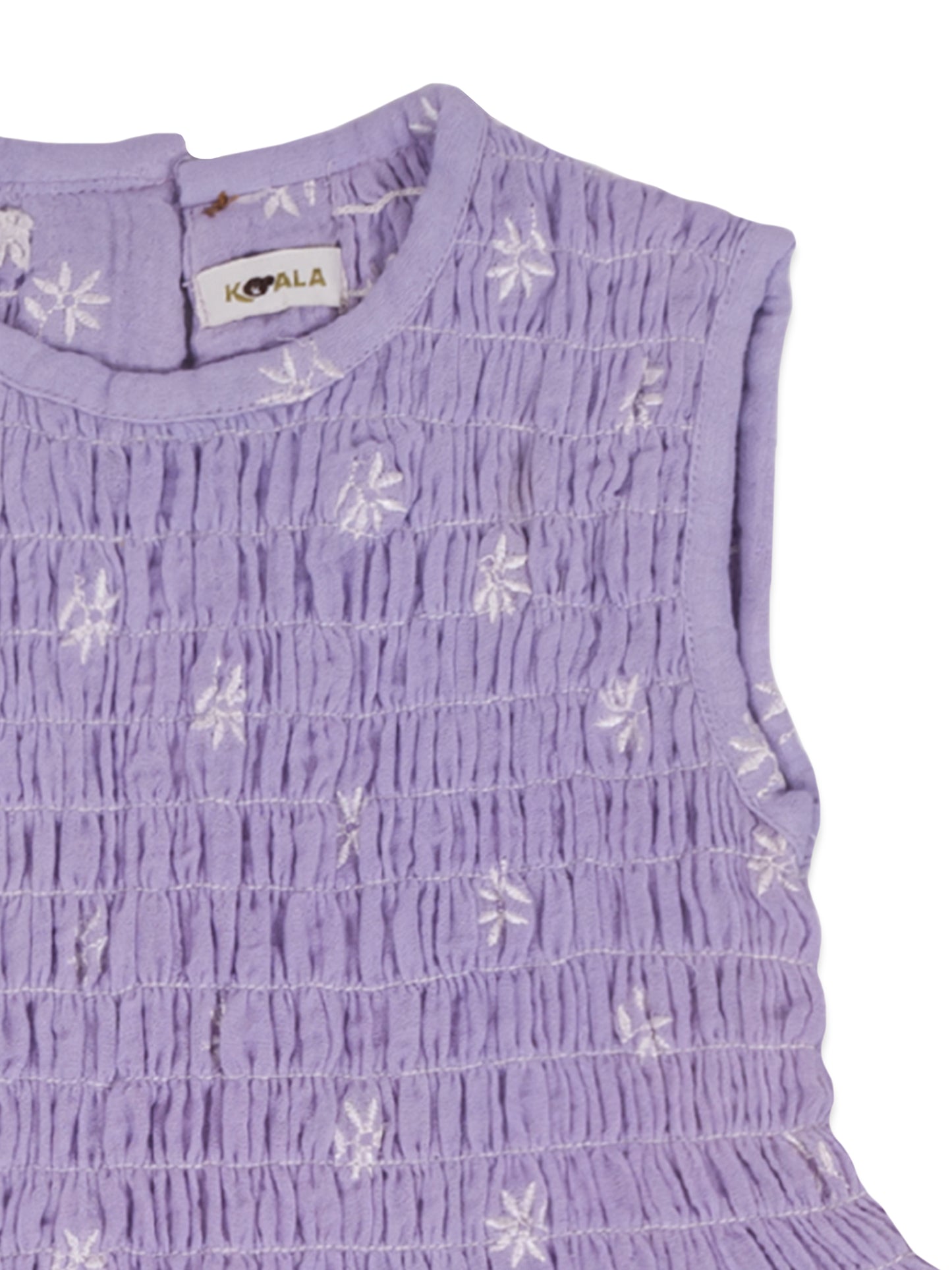 Lavender Pearl Blossom Dress