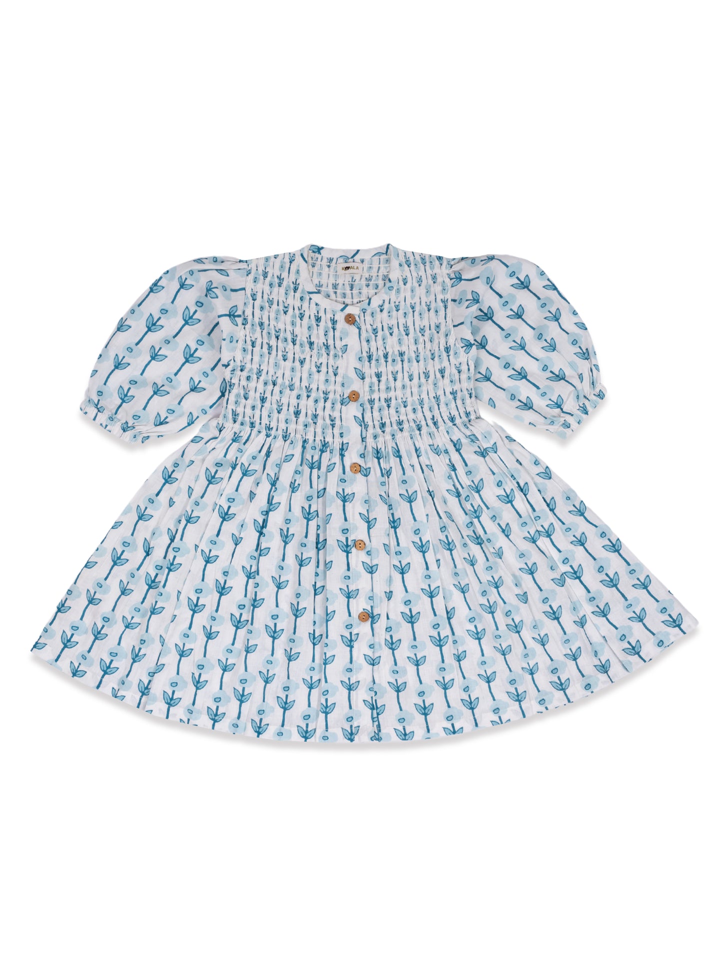 Blue Meadow Smocked Dress