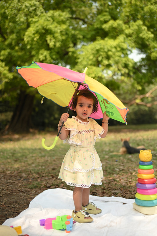 Butter Bloom Ruffle Dress