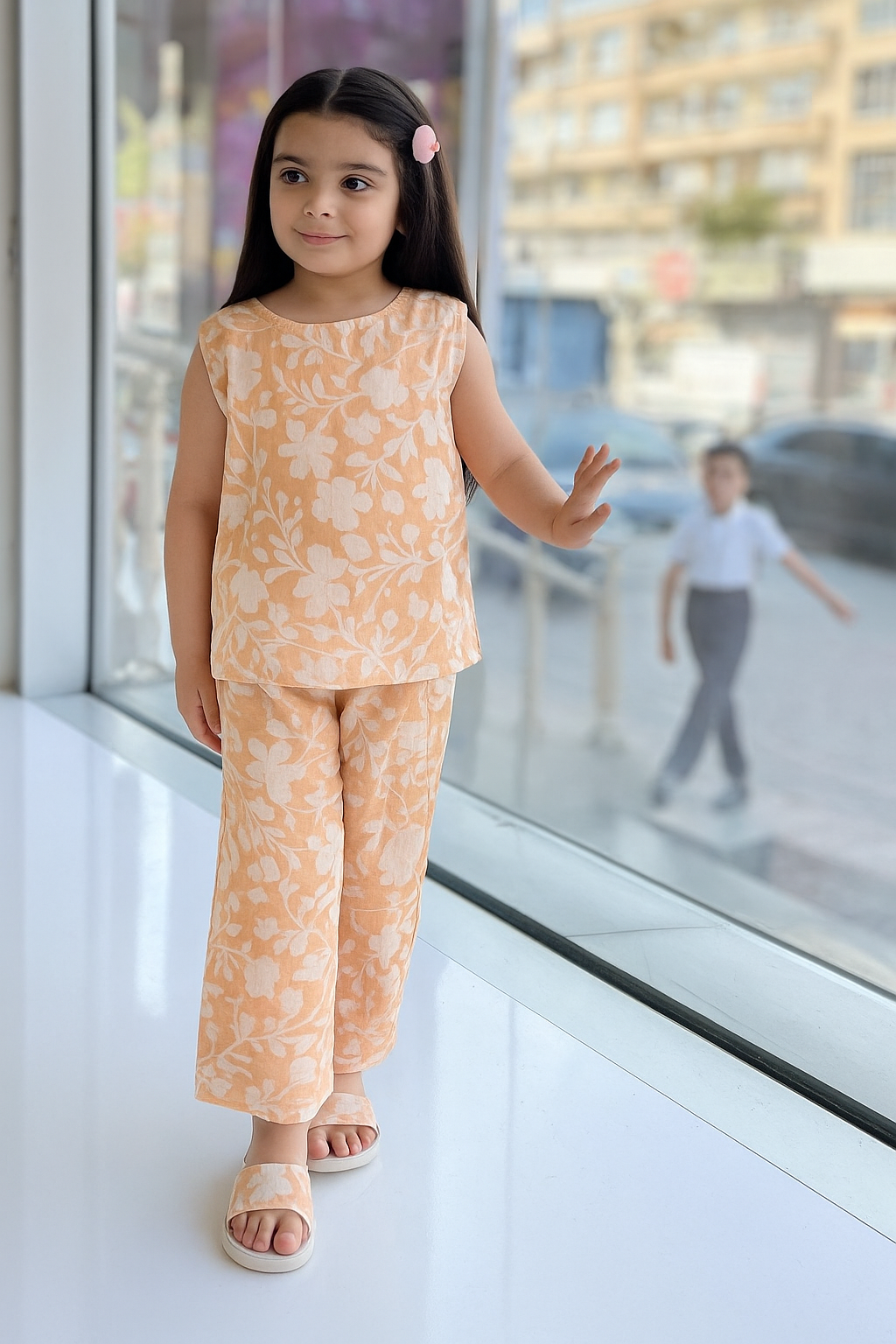 Peach Whisper Co-ord Set