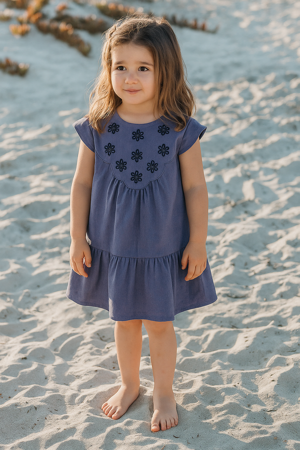 Petal Handwork Dress