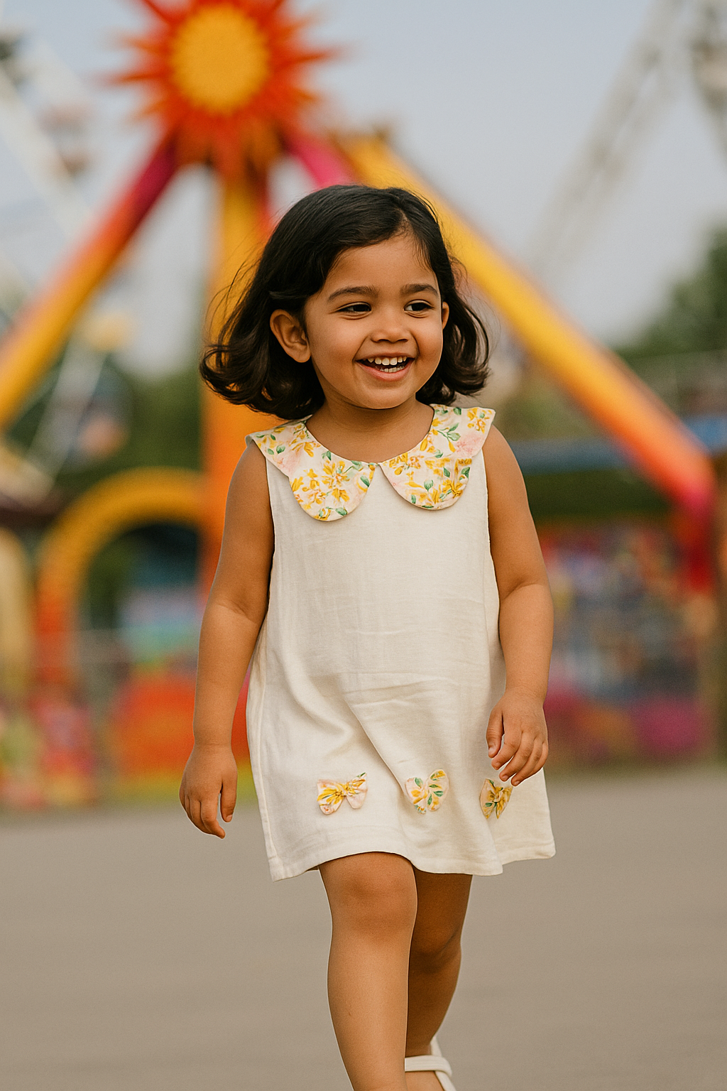 Bloomy Bow Dress