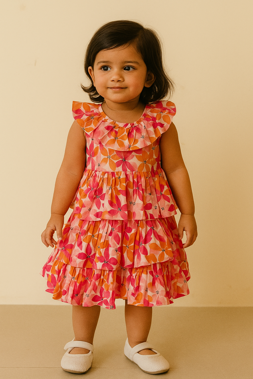 Candy Petal Tier Dress