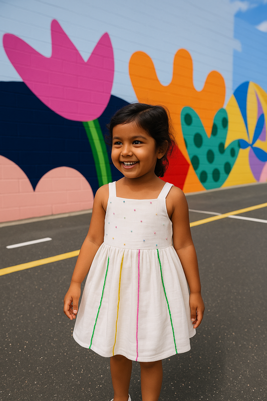 Petite Jewel Yoke Dress