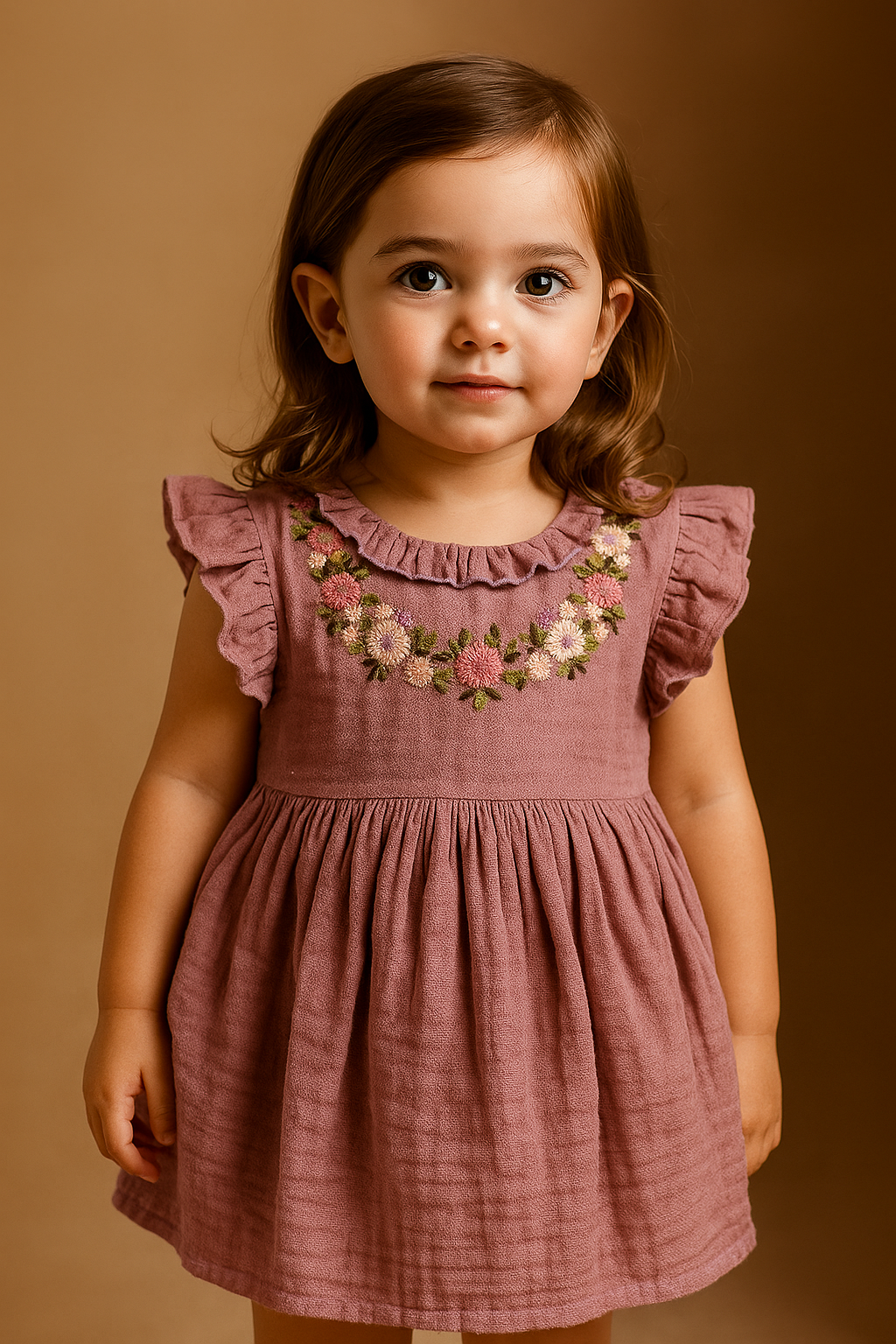 Lavender Handcrafted Dress