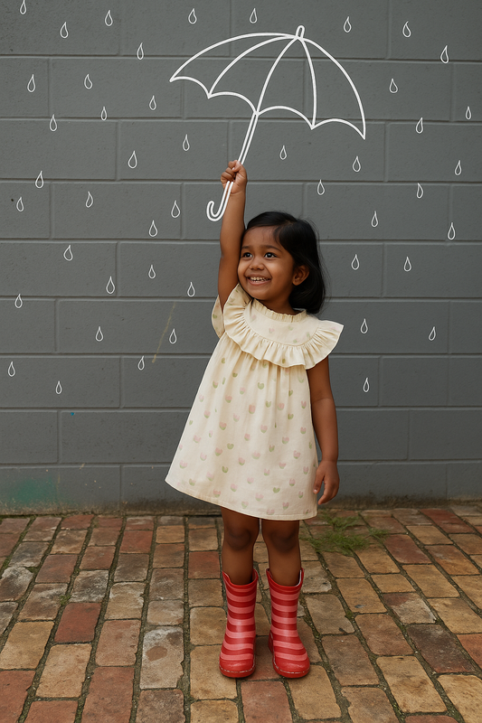 Tulip Garden Muslin Dress