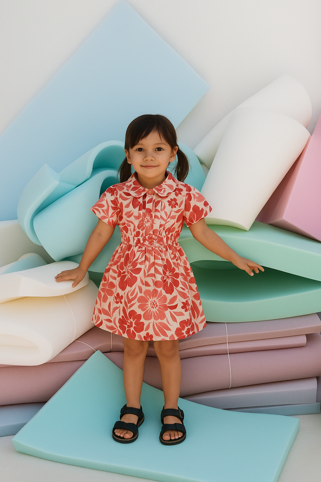 Red Scarlet Bloom Dress