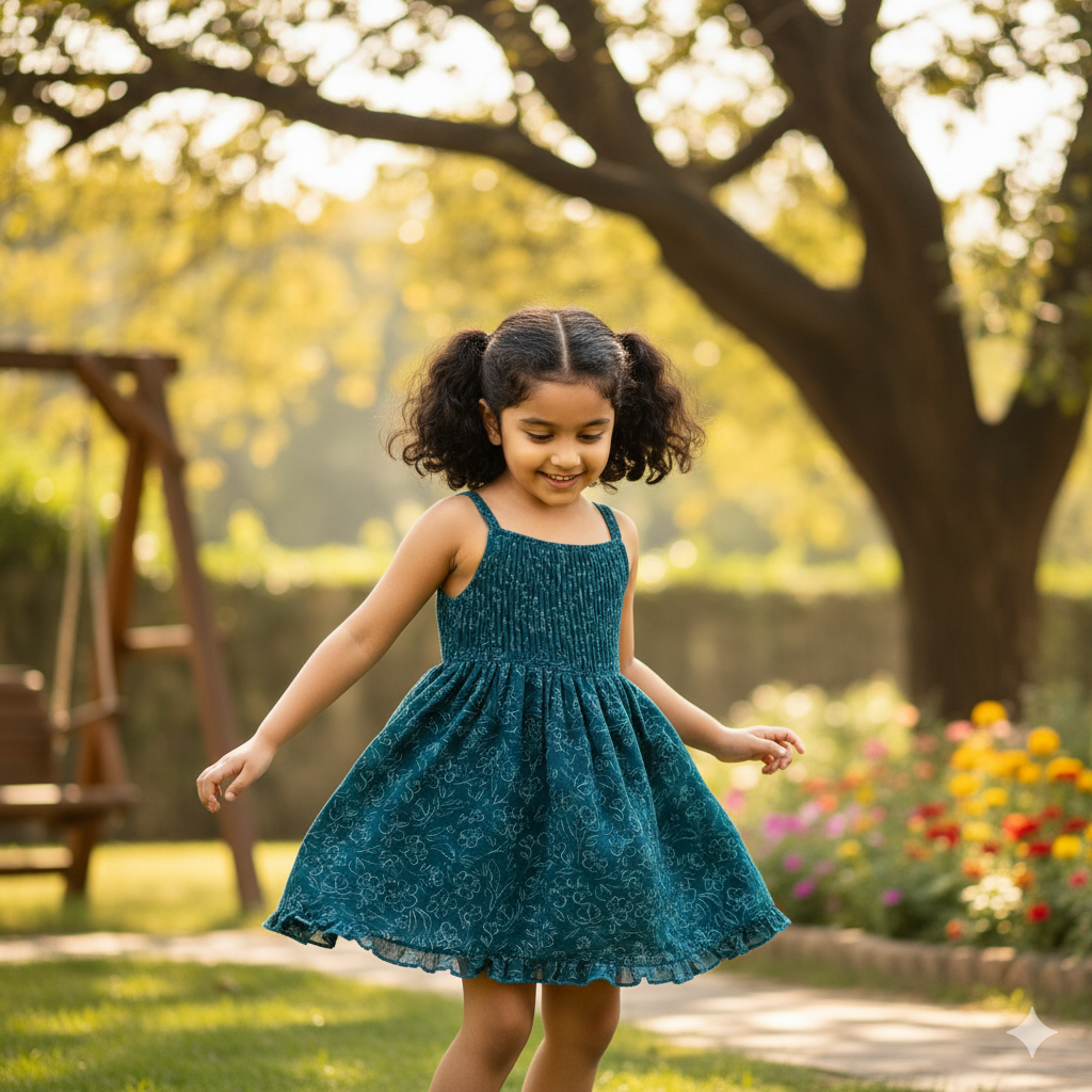 Aqua Blue Sun Dress