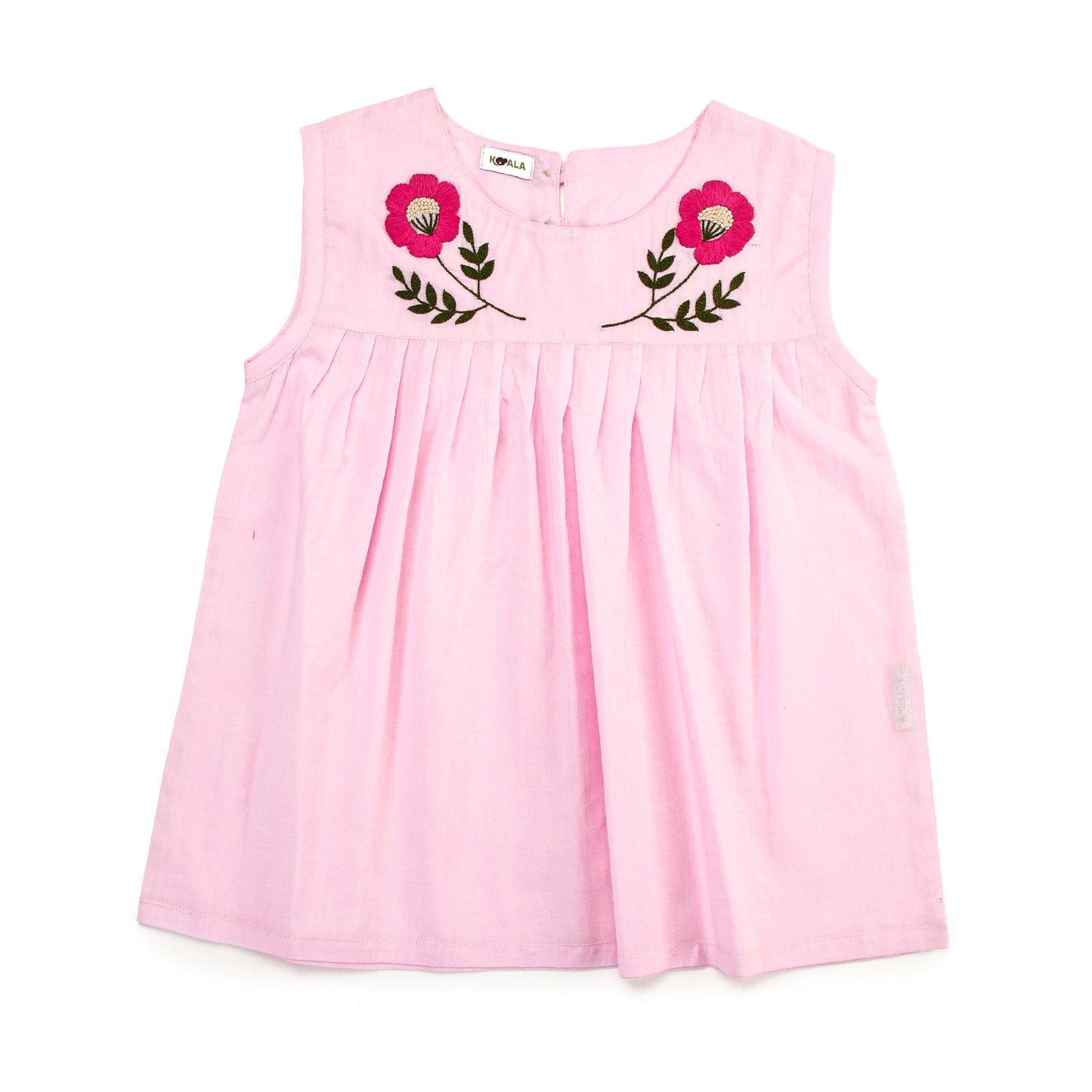 Pink Blossom Muslin Dress
