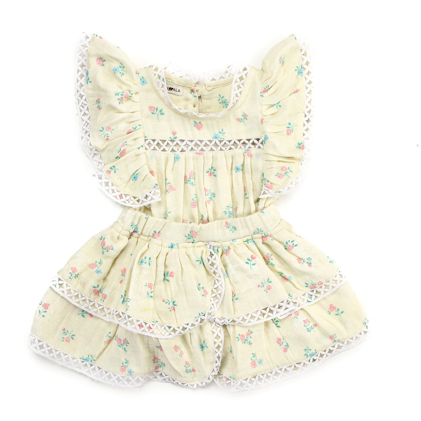 Butter Bloom Ruffle Dress