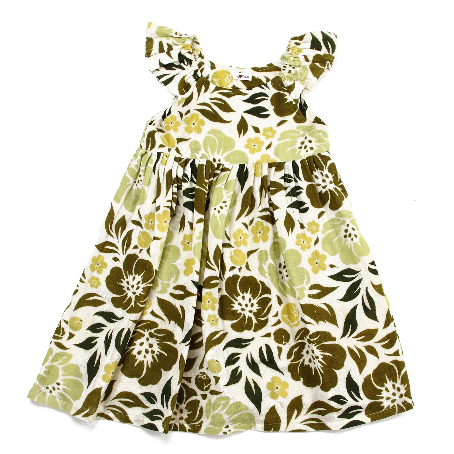 Vibrant Green Fit and Flare Dress