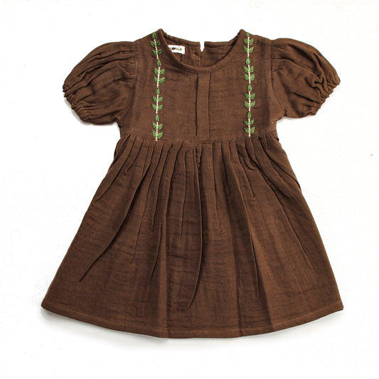 Cocoa Leaf Dress