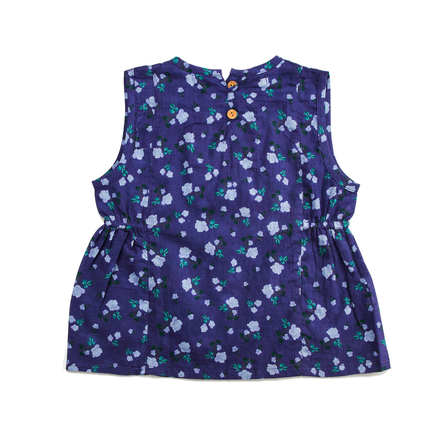 Midnight Petal Wrap Dress